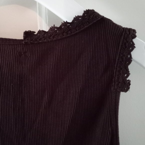 BUNDLE of J. crew colorblock shirt and free people ribbed tank - Picture 6 of 9